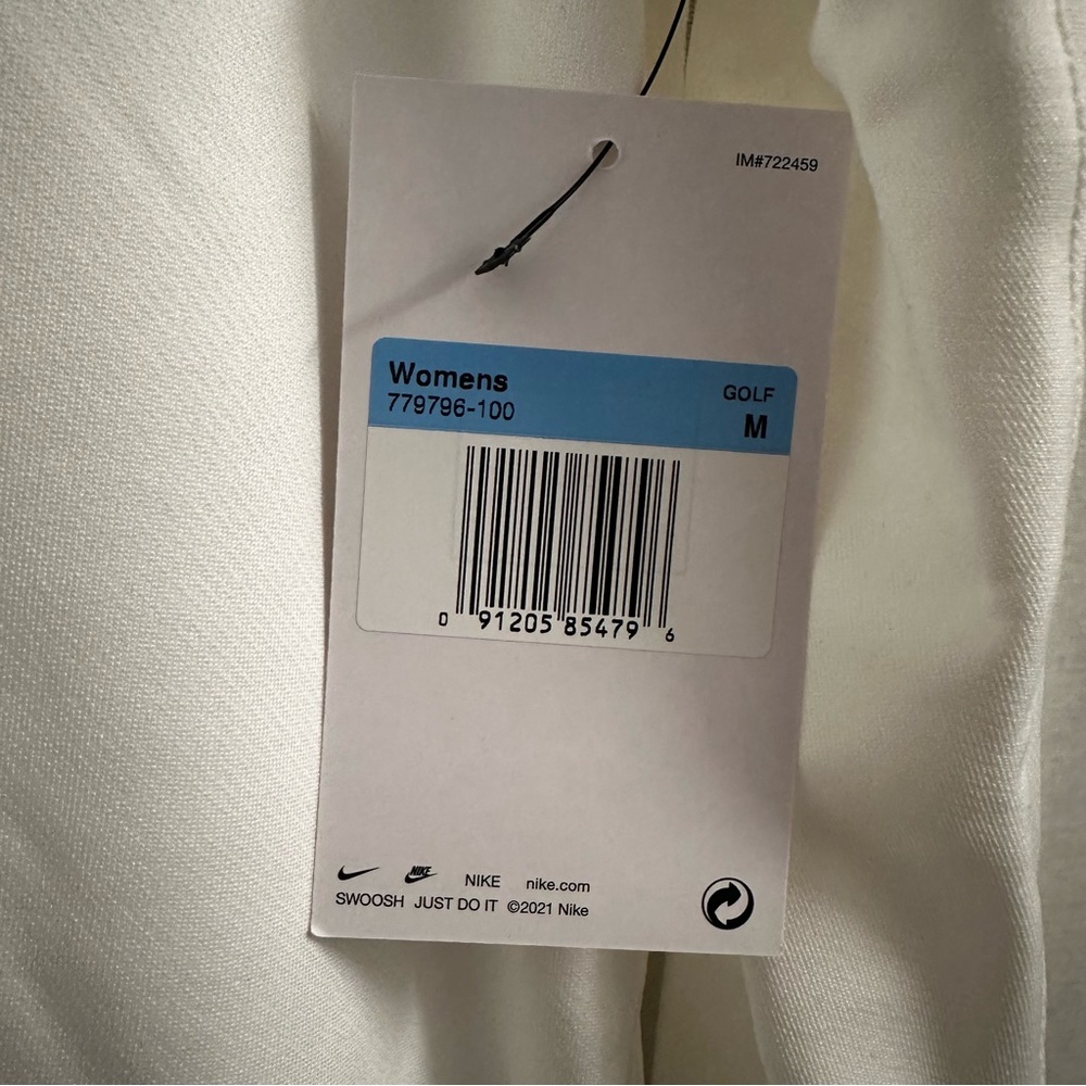 Gulfstream branded Nike Dry-Fit White Quarter-Zip Pullover, Women’s Size M - Picture 8 of 8